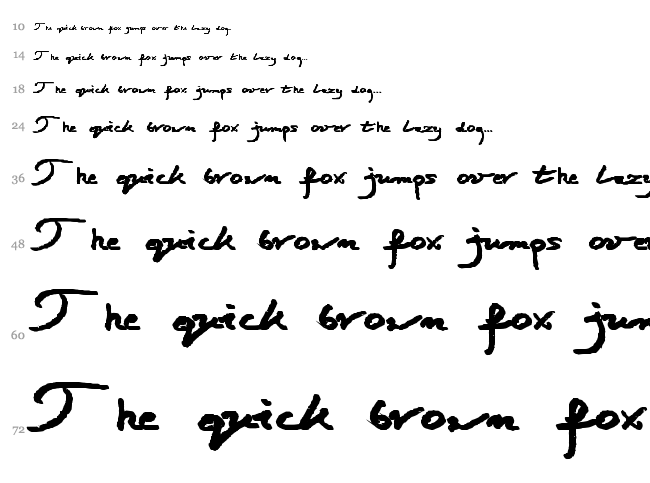 Jacek Zieba Jasinski font waterfall